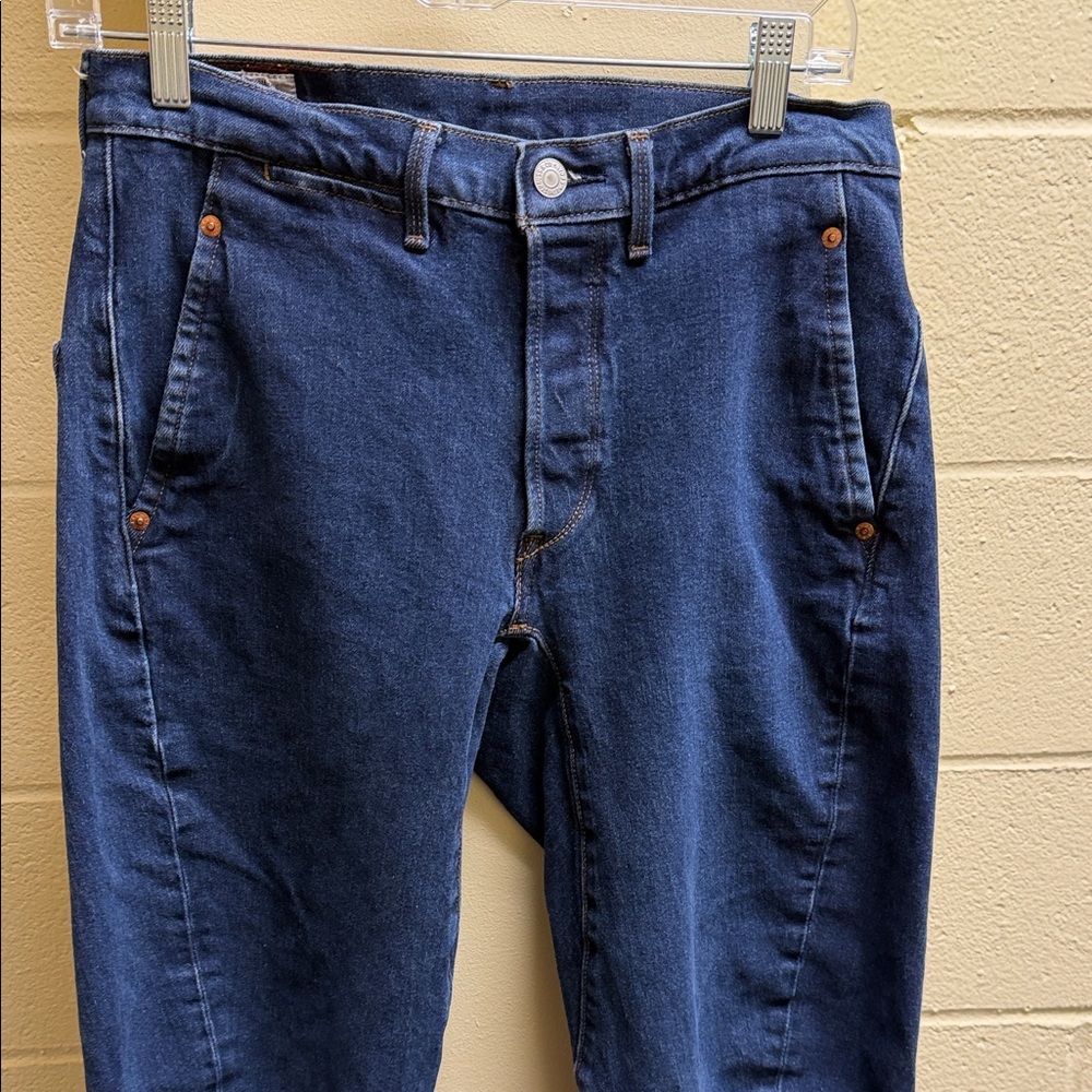 Levi's Dark Blue Straight Leg Jeans